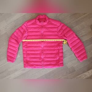 LULULEMON men"s Red Genuine Goose Down (85%) Puffer Jacket